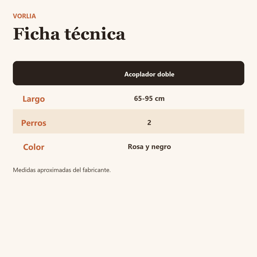 Vorlia · Acoplador de correa doble (3)