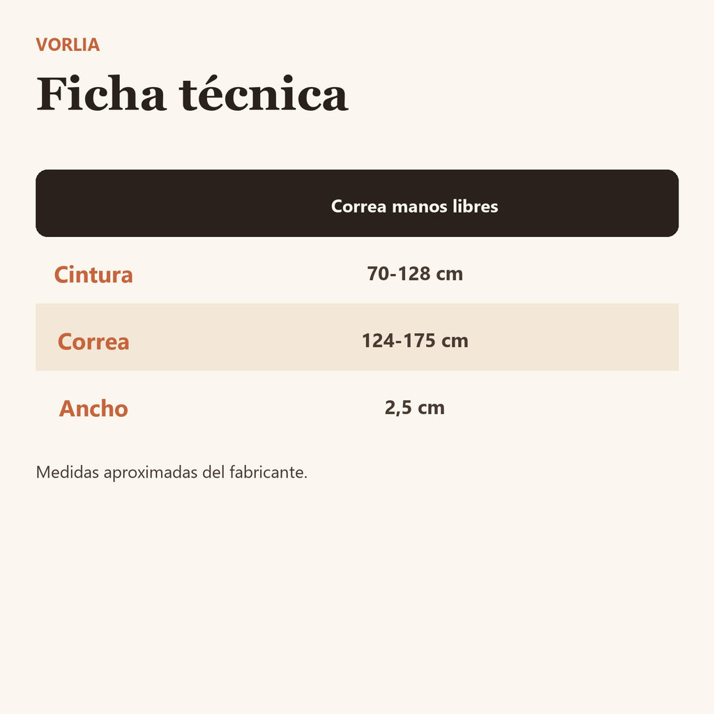 Vorlia · Correa manos libres con cinturón (3)
