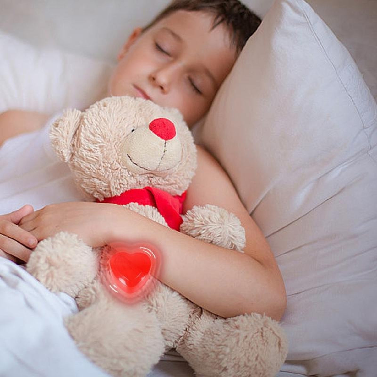 Vorlia · Corazón rojo que simula el latido para meter en un peluche (2)