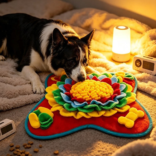Vorlia · Alfombra olfativa de colores con forma de girasol para esconder premios (2)