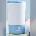 Vorlia · Limpiapatas eléctrico azul y blanco con cerdas giratorias y carga USB (1)