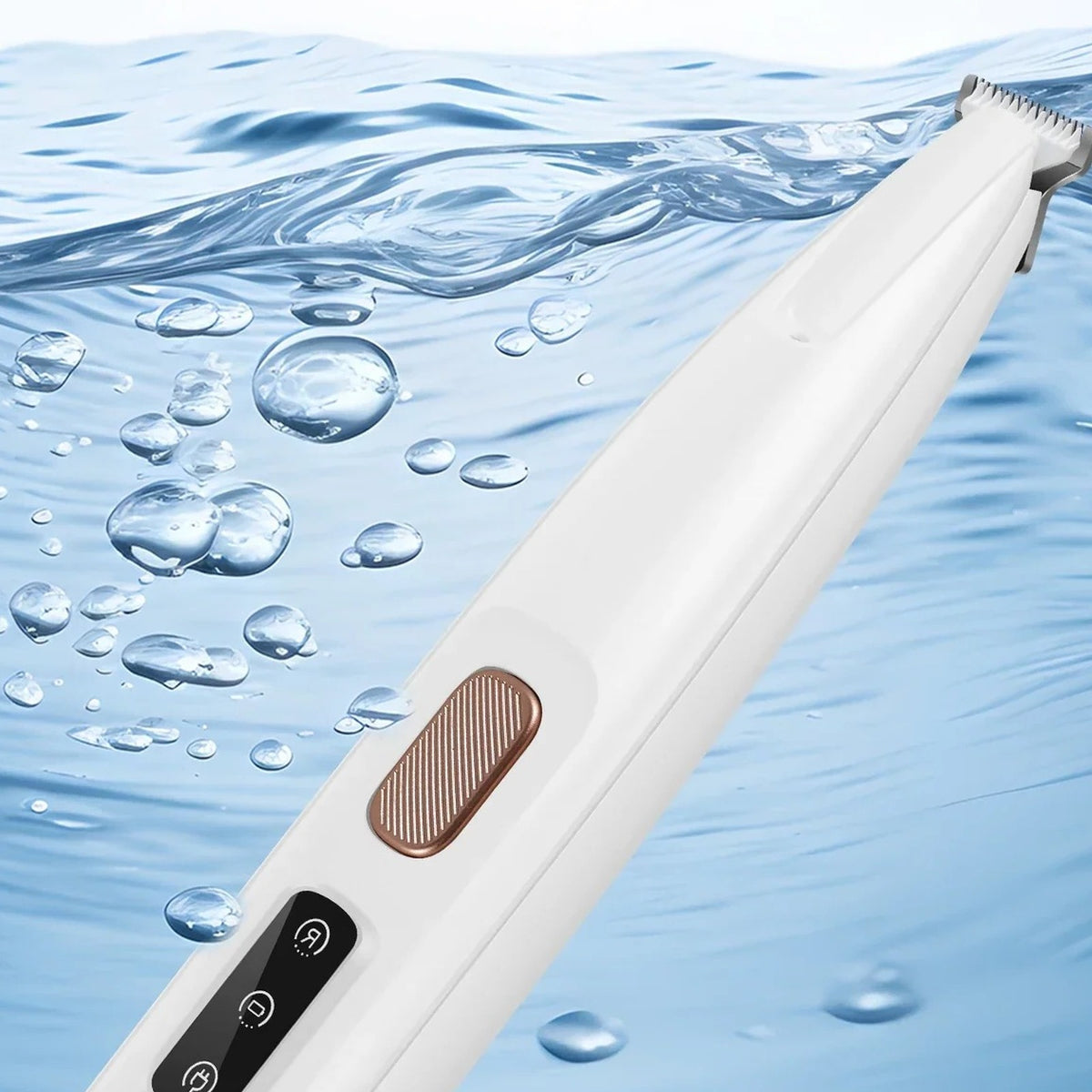 Vorlia · Recortador de pelo de patas blanco con luz LED (3)